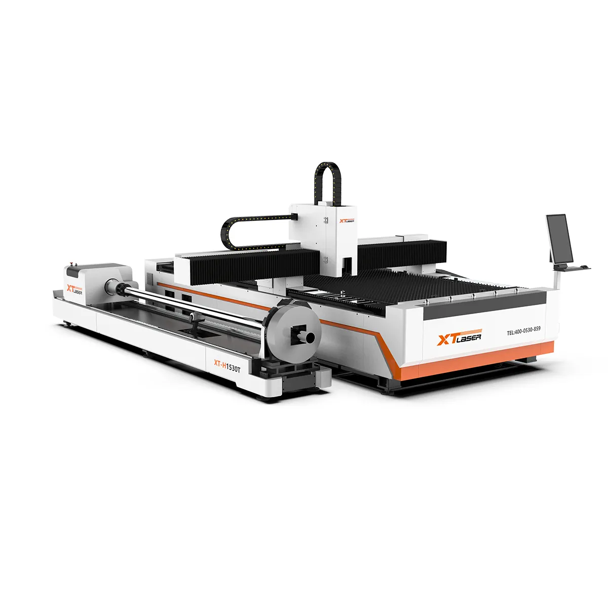 Máquina de corte a laser da fibra do metal 3015 1530 cnc, tubo da máquina de corte a laser 2000w 4000w 6000w
