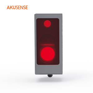Sensor de triangulación de la serie Akusense MLD25, rango de 120-280mm, PNP NPN, salida analógica RS485, Sensor fotoeléctrico difuso láser - Product Image 3