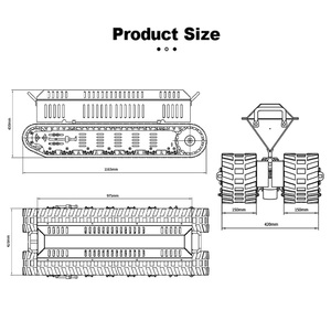 Intelligent <strong>Pipeline</strong> <strong>Robot</strong> Chassis Ip68 Chassis <strong>Pipeline</strong> Inspection Crawler <strong>Robot</strong> - Product Image 4