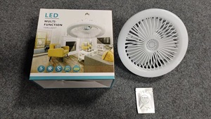 智能3风速吊扇卧室客厅吊扇带遥控和发光二极管灯风扇转换器 - Product Image 6