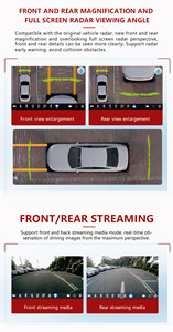 Wemaer OEM T5 Car <span class=keywords><strong>Android</strong></span> Player 360 Graus Câmera Sistema Rádio Stereo Navegação À Prova D' Água HD Video Bird View 360 Câmera Do Carro