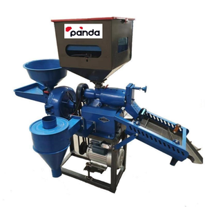 Ev kullanımı 4in1 çeltik saman temizleyici titreşimli ekran birleştirmek pirinç değirmen makinesi sri lanka pirinç Miller - Product Image 4