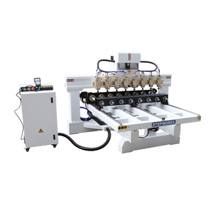 Çok dles 8 kafaları döner 4 eksen 3d cnc router makine ahşap oyma ahşap cnc router makineleri - Product Image 2
