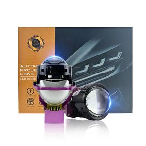 DRL、ユニバーサルカー用ランニングライトスーパーブライトBiLedプロジェクター最新のProjwaterproof Outdoorource Star 12V 64 5000K 3300lm - Product Image 2