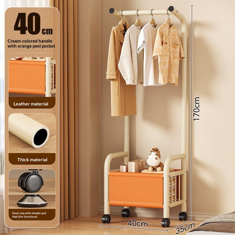 coat rack-40cm-white and orange