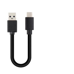 20 cm OD 4mm <strong>Thick</strong> White Black Cord 20cm Micro <strong>USB</strong> C Short Data <strong>Usb</strong> C Data Charger Fast Charging Cable 20 cm Length for apple - Product Image 4