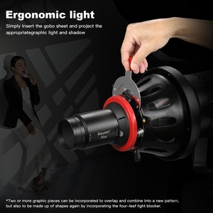 SOONPHO OT1 PRO Optical Snoot Kit with 85mm Lens Art Special Effects Shaped Beam Conical Spot Projection <strong>Light</strong> - Product Image 4