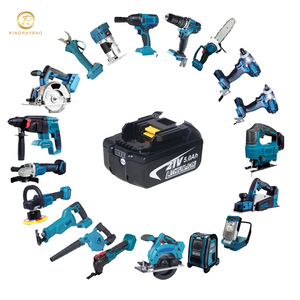 Kommerzielles bürstenloses kabelloses Multifunktions-Elektro werkzeug 7 Batterien Carpenter Power Tool Set 125mm Winkels chl eifer - Product Image 2
