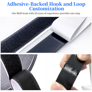 Cinta autoadhesiva de velcro con velcro, cierre táctil impermeable y resistente al calor con gancho y bucle, uso multiusos - Product Image 2