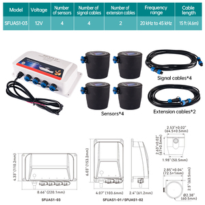 Sistema Antivegetativo a Ultrasuoni SEAFLO per Barche/Yacht - Prevenzione dei Cirripedi, Risparmio di Carburante, Soluzione di Pulizia Marina - Product Image 5