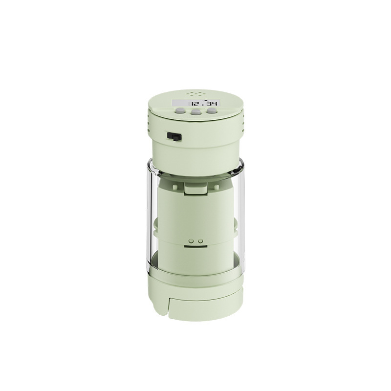 Avec minuterie vert transparent
