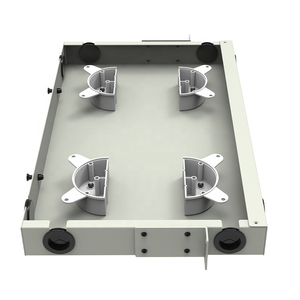 Venta directa de fábrica de alta calidad personalizable 28 Cable entrada enchufe combinación fibra Patch Panel diseño fijo empalme tipo Rack - Product Image 5