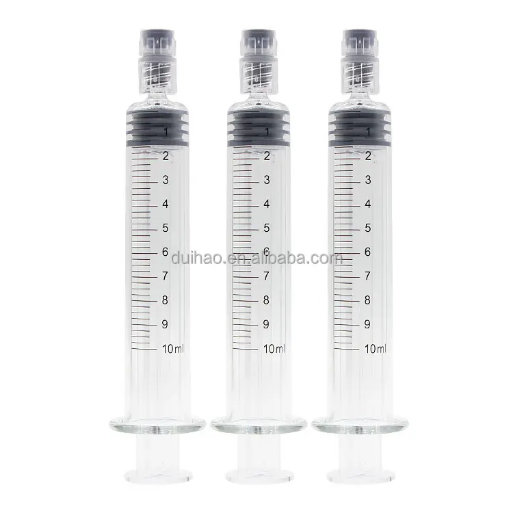 3 ml Luer-Glas-Schiebeschluß Luer-Sperre-Bewerker vorgefüllte Spritze für Zahn- und Medizin