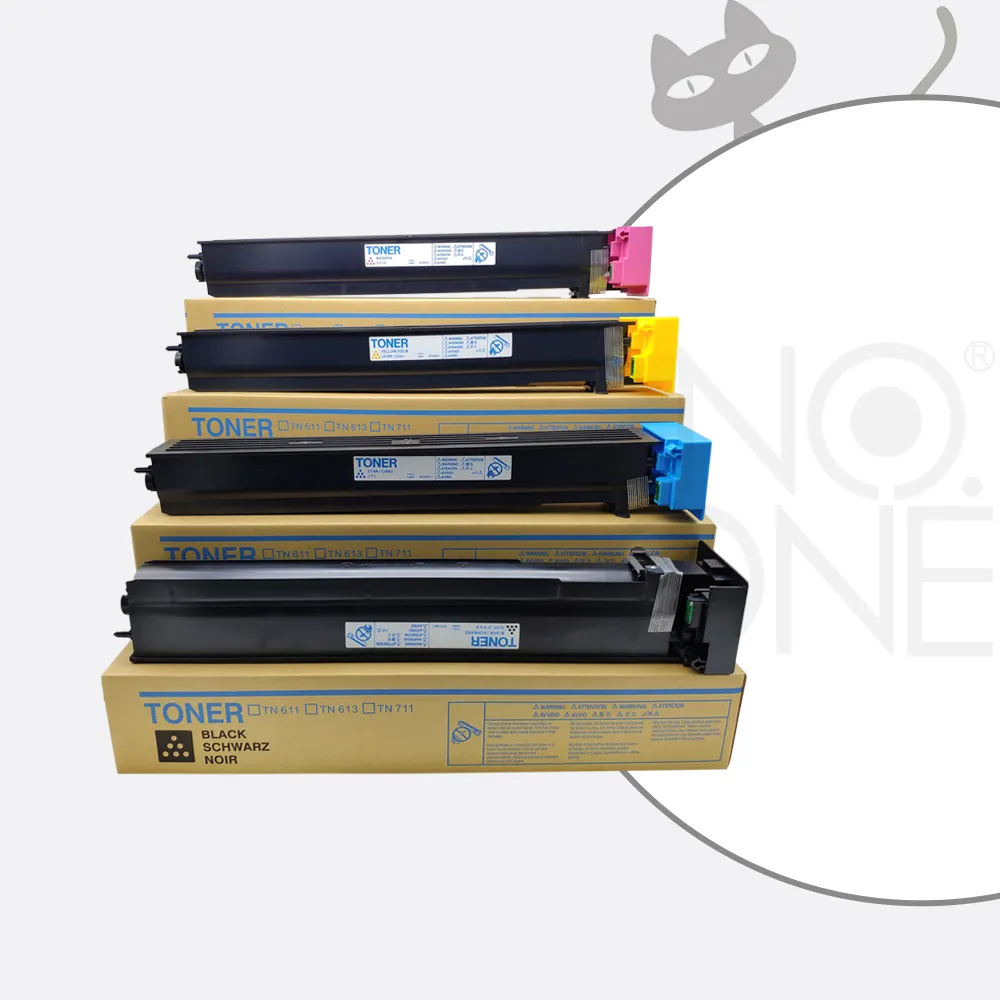 Japonya toner tozu dolum Konica Minolta TN711 toner için Konica Minolta Bizhub C654 C754 toner kartuşu