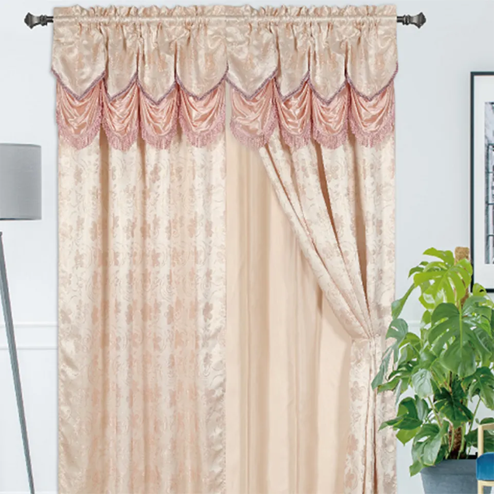 Jacquard rose (2 pièces)