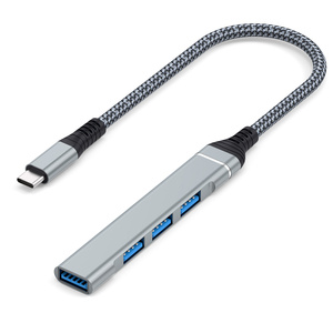 热销产品高质量集线器扩展坞Usb 4端口类型C至Usb集线器4合1坞站适配器 - Product Image 1