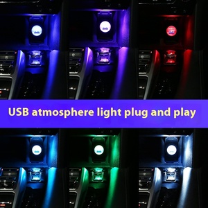 ไฟสร้างบรรยากาศแบบ USB 6V ไฟกลางคืน LED ระบบสัมผัสที่มีสีสันพร้อมระบบควบคุมเสียงจังหวะดนตรีสำหรับรถยนต์ - Product Image 3