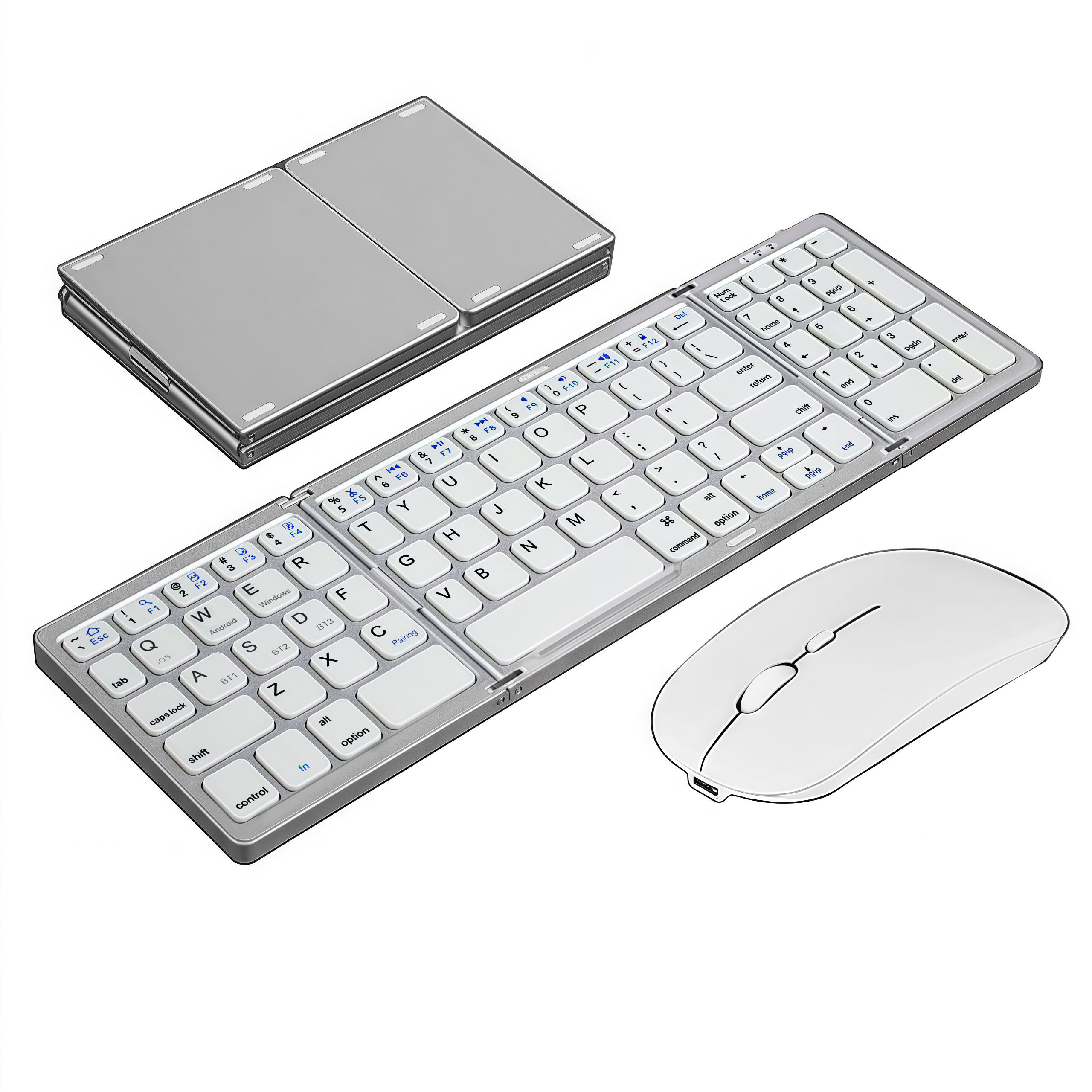 White-keyboard + mouse