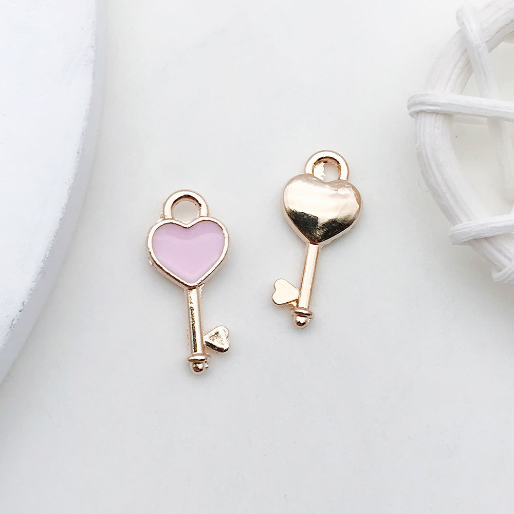 1 clé coeur en forme de pêche-716mm-05g-10989
