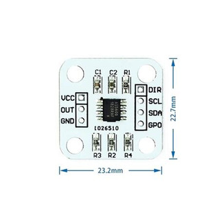 Módulo de sensor de medición de ángulo de inducción 12bit alimentación magnética de alta precisión AS5600 codificador magnético