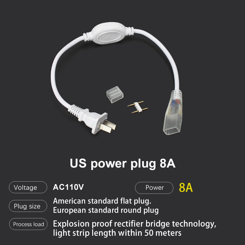 Fiche d'alimentation américaine 8A