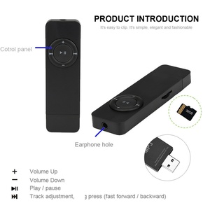 迷你MP3播放器USB直插卡u盘MP3播放器带USB 2.0无损声音音乐媒体播放器支持微型tf卡电子书 - Product Image 3