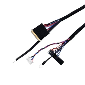 Özelleştirilmiş 40PIN PCB çift sıra lehimli LED LCD LVDS tel koşum - Product Image 3