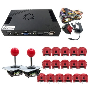53 3D игры 4 игрока 3188 в 1 DIY Pandoras Box Raspberry Pi 3 аркадный комплект толкатель монет - Product Image 1