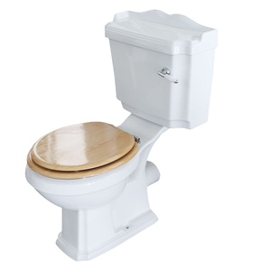 床に取り付けられたトイレ浴室セラミック屋外トイレ透かし付きバスルームトイレ