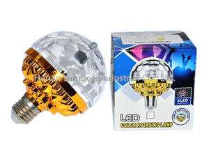 หลอดไฟ E27 LED RGB แบบหมุนได้อัตโนมัติโปรเจคเตอร์แสงเวทีสีสันสดใสสำหรับวันหยุดปาร์ตี้บาร์ KTV ดิสโก้-สำหรับฟลอร์เต้นรำจัดอันดับ IP65 - Product Image 6
