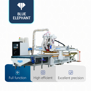 ELECNC1325 ATC 4x8 <strong>Nesting</strong> <strong>CNC</strong> <strong>Machine</strong> With <strong>Auto</strong> <strong>Loading</strong> and Unloading Working Table - Product Image 1