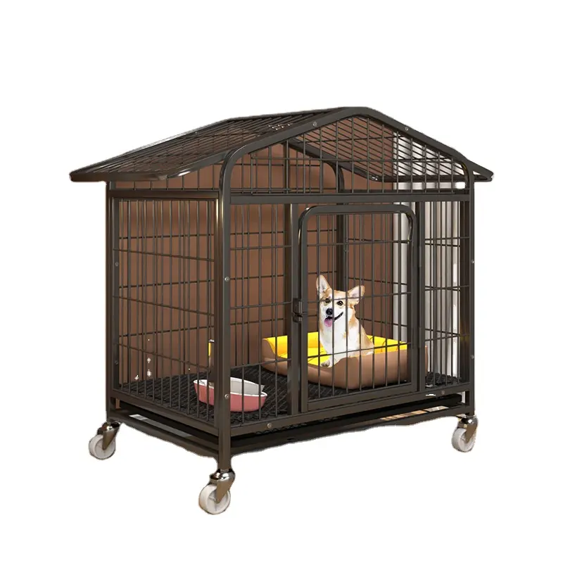 Großhandel Verdicken verstärkt schwarz wasserdicht stark Heavy Duty Indoor Outdoor Pet Crates Hundehütte