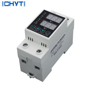 Din Rail Adjustable Over and Under <strong>Voltage</strong> Protective Device Protector Relay 40A 63A 220V with Over Current protection Voltmeter - Product Image 2