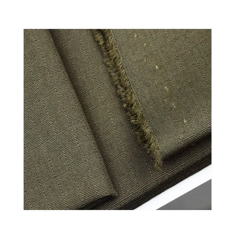 Uniformes impermeáveis de alta qualidade em tecido TC Ripstop de algodão e poliéster broca cáqui para calças tecido para roupa de trabalho