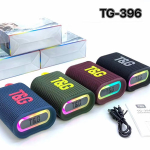 T & G TG396 Subwoofer estéreo de alta fidelidad portátil IPX7 impermeable al aire libre para altavoz Bluetooth salida azul 5W con iluminación LED RGB - Product Image 3