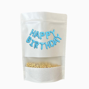 <strong>Excellent</strong> Customizable Kraft Paper Stand-up <strong>Pouches</strong> for Candies Snacks Salad Cakes Low MOQ 100pcs CPP Plastic