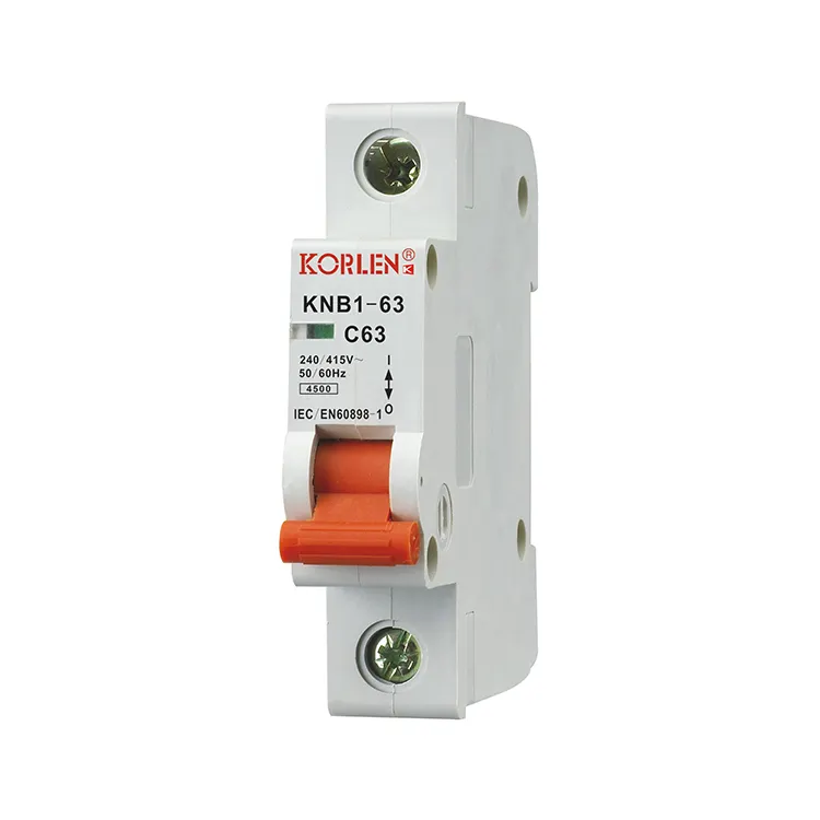 Precio de fábrica 1 polo 6KA 6A a 63A MCB interruptor en miniatura