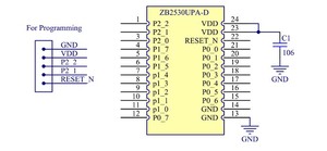 Zigbeeワイヤレスレシーバーモジュール低エネルギー消費Cansec ZB2530SA-A Ti CC2530モジュールZigbeeモジュール3.0 - Product Image 5