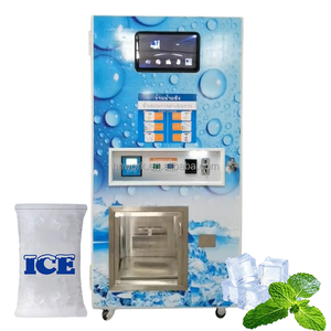Hoàn toàn tự động đóng gói sản xuất nước đá, thẩm thấu ngược nước đá Máy bán hàng tự động, điều khiển điện thoại di động từ xa - Product Image 1