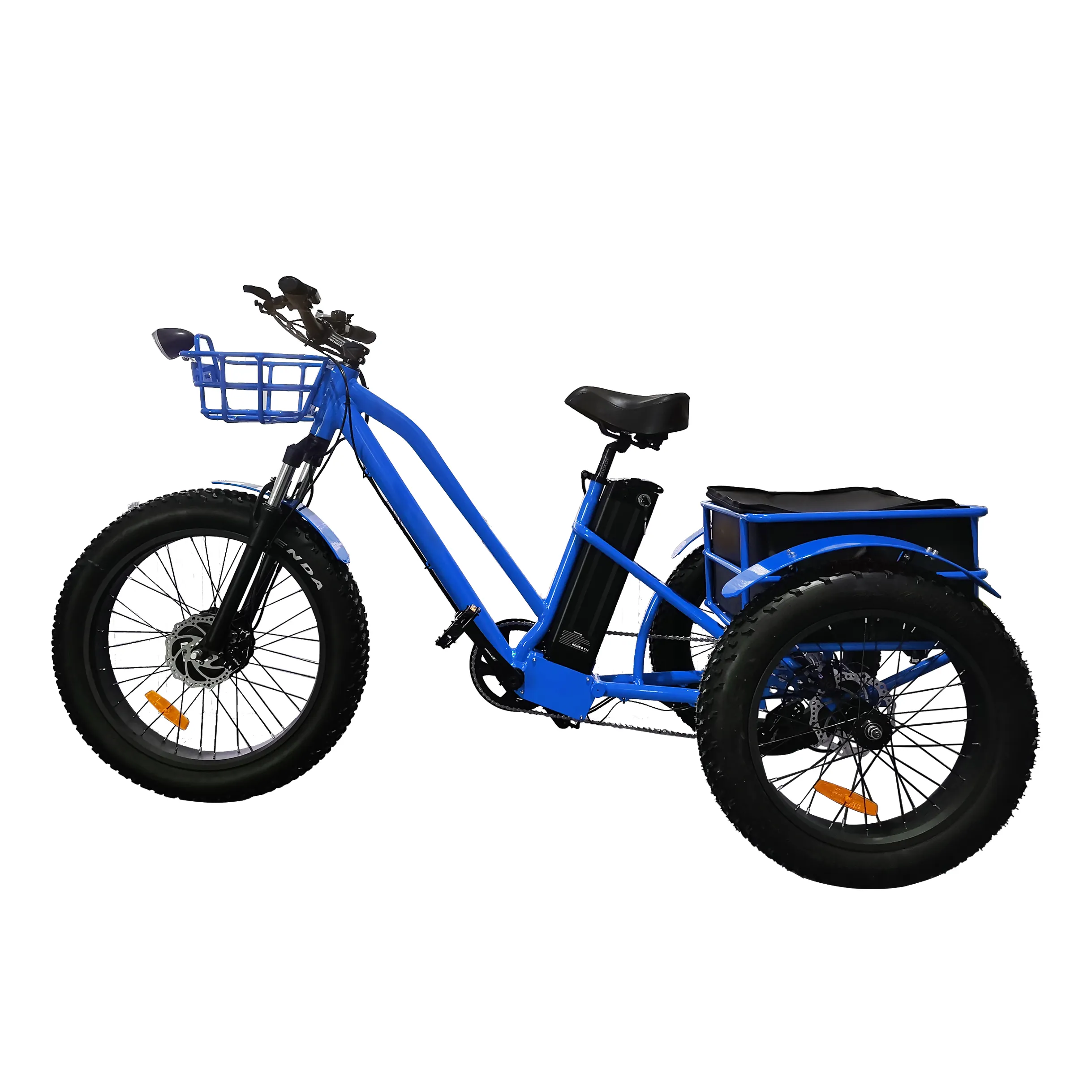 48V دراجة نارية 3 عجلة دراجة ثلاثية العجلات مع لوحة ال سي دي