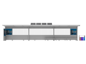 Thiết kế nhà chờ xe buýt, bảng hiệu dừng xe buýt nội thất đường phố đô thị và các cơ sở chờ mô-đun công cộng - Product Image 2