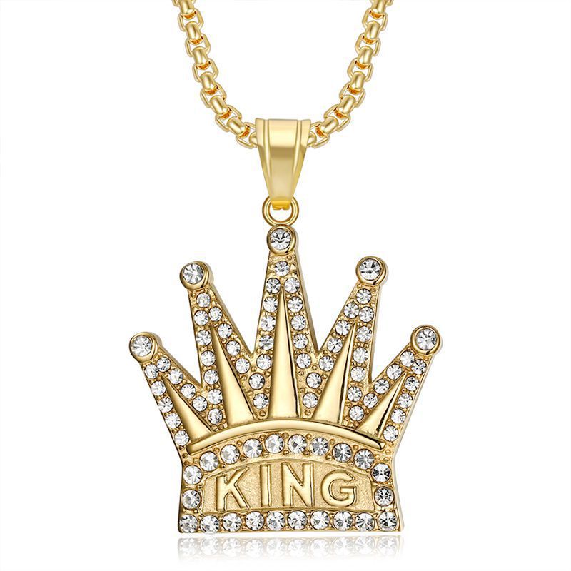 Gold Single Pendant Without Chain