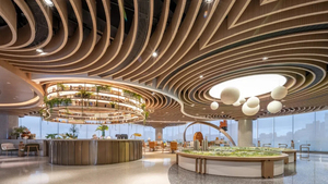 Nhà Máy Cung Cấp Nội Thất Treo Chống Cháy Hình Chữ U Nhôm Dải Vách Ngăn Trần Trong Nhà - Product Image 5