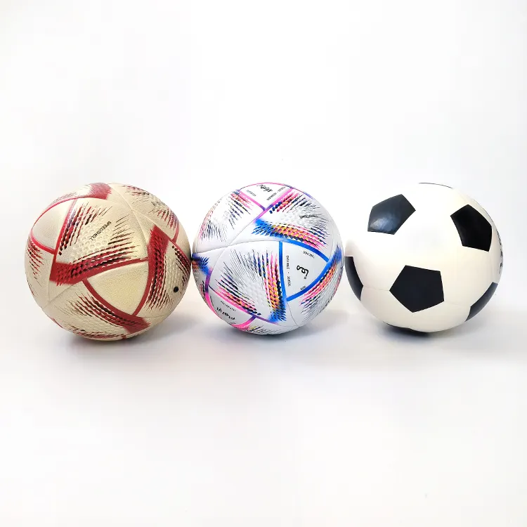 Muestra gratis OEM personalizado original de PVC de cuero pelota de fútbol de entrenamiento balones de fútbol