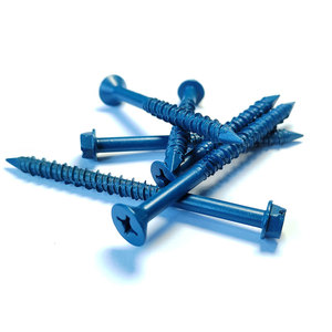 Mavi Ruspert düz Phillips Hex beton elmas kafa noktası vida duvarcılık blok veya tuğla ankraj için - Product Image 2