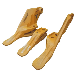 ฟันถังและอะแดปเตอร์ Jcb รถขุดอะไหล่เครื่องตัดด้านข้างฟันหิน3dx 53103208 53103209 53103205 53103208 53103209