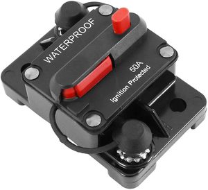 <strong>Circuit</strong> <strong>Breaker</strong> 12V - 48V, DC 12 Volt Marine <strong>Circuit</strong> <strong>Breaker</strong> Manual Reset Inline Fuse Waterproof <strong>Circuit</strong> <strong>Breaker</strong> for Boat Yach - Product Image 3
