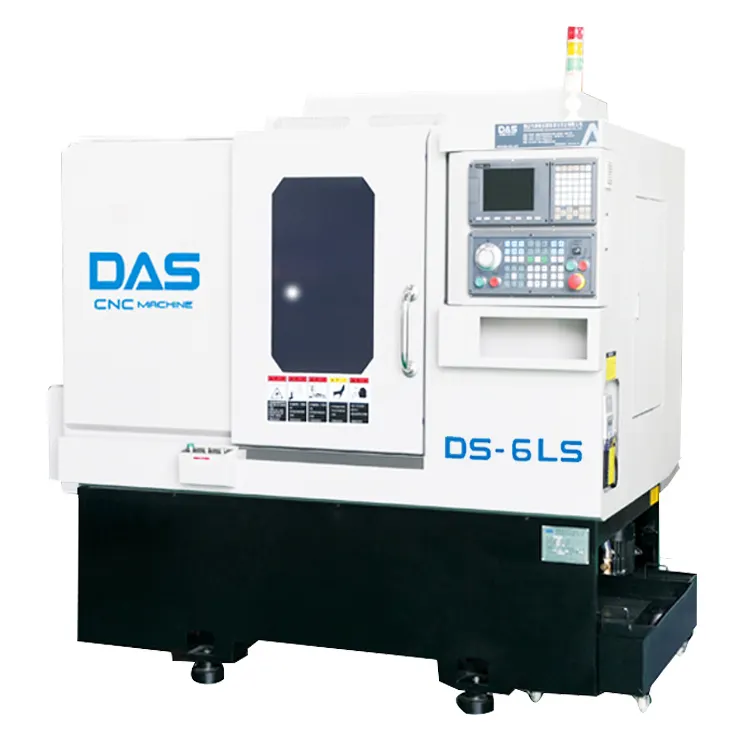 2 canlı araçları ile yüksek kalite DS-6LS model CNC torna makinesi CNC yatay işleme merkezi