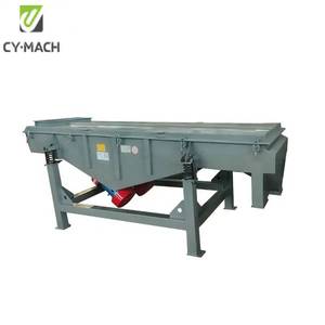 CY-MACH однослойный порошок кремниевый песок речная Песочная транспортная сепаратор для удаления магнитного железняка прямоугольный линейное вибросито экран - Product Image 5