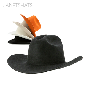 Linglong Mexico 100% 30x sombrero Americano cứng trước đúc Hải Ly lông cảm thấy mũ cao bồi cơ thể phong cách đồng bằng cho thời trang tự làm trên - Product Image 5